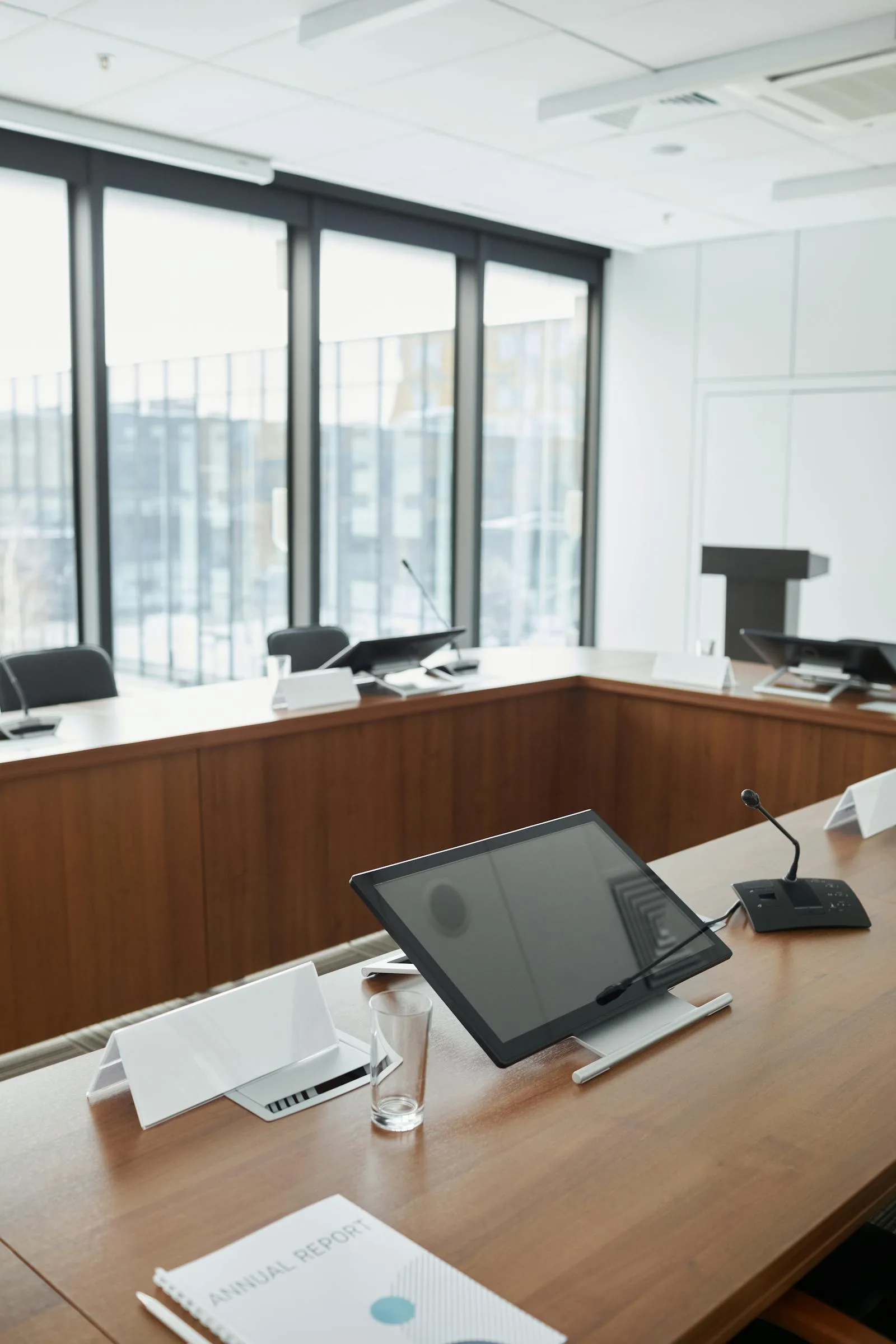 Corporate boardroom A/V integration